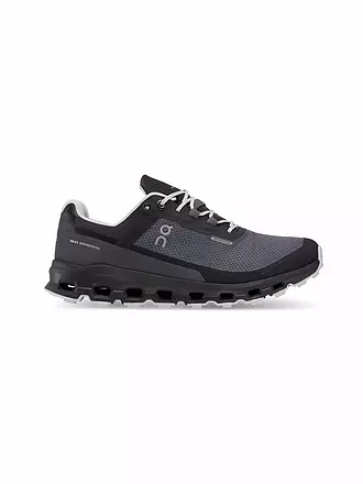 ON | Damen Traillaufschuhe Cloudvista Waterproof NIMBUS HEATHER | schwarz
