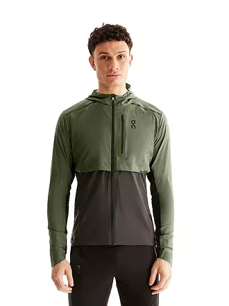 ON | Herren Laufjacke Weather | olive