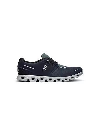 ON | Herren Laufschuhe Cloud 5 MAGNET FOSSIL | blau