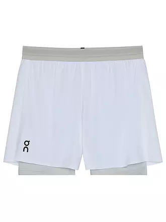 ON | Herren Laufshort Performance 2/1 | weiss