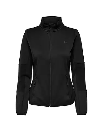 ONLY PLAY | Damen Fitness Fleecejacke | schwarz