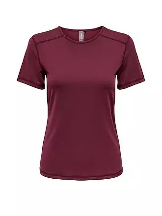 ONLY PLAY | Damen Fitnessshirt ONPMILA | dunkelrot