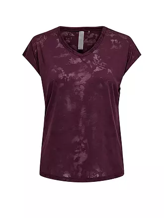 ONLY PLAY | Damen Fitnessshirt | dunkelrot
