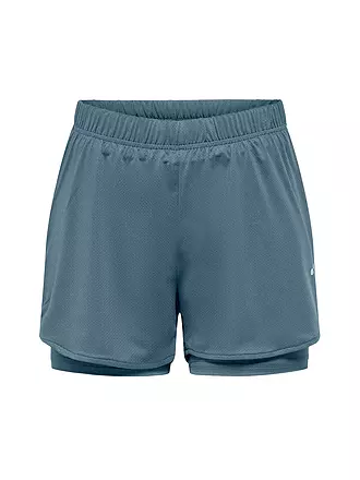 ONLY PLAY | Damen Fitnessshorts ONPMILA | blau