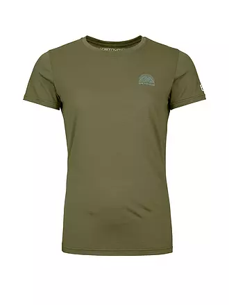 ORTOVOX | Damen Funktionsshirt 120 COOL Tec Stripe | olive