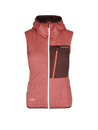 ORTOVOX | Damen Isolationsweste Piz Duan Swisswool | rot