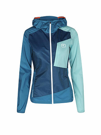 ORTOVOX | Damen Jacke Windbreaker Hoodie | olive