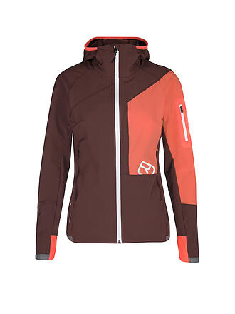 ORTOVOX | Damen Softshelljacke Berrino Hoodie | türkis
