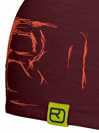 ORTOVOX | Haube 120 Tec Logo | koralle