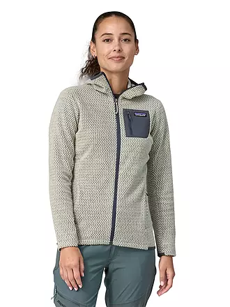 PATAGONIA | Damen Fleecejacke R1® Air Full-Zip Hoodie | creme