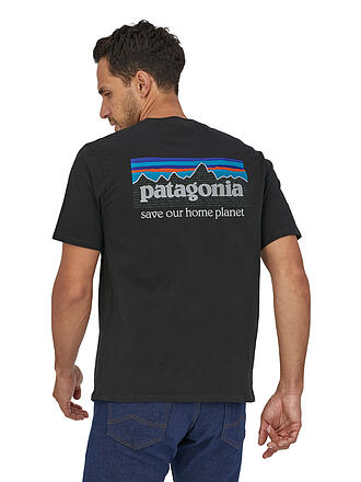 PATAGONIA | Herren T-Shirt P-6 Mission | schwarz