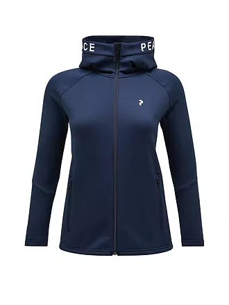 PEAK PERFORMANCE | Damen Unterziehjacke Rider Hoodie | dunkelblau