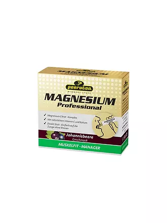 PEEROTON | Magnesium Professional Schwarze Johannisbeere 20 Sticks á 2,5g | keine Farbe