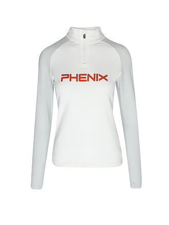 PHENIX | Damen Unterzieh Zipshirt | weiß
