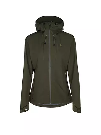 PINEWOOD | Damen Wanderjacke Abisko 3L Hoodie | olive