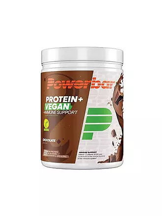 POWER BAR | Getränkepulver Protein+Vegan Immune 570g Schokolade | weiss