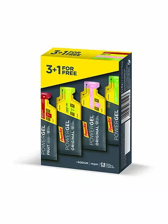 POWER BAR | Powergel Multipack 3+1 gratis | gelb