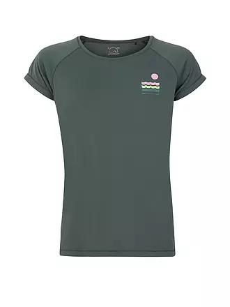 PROTEST | Damen T-Shirt PRTIXY | dunkelgrün