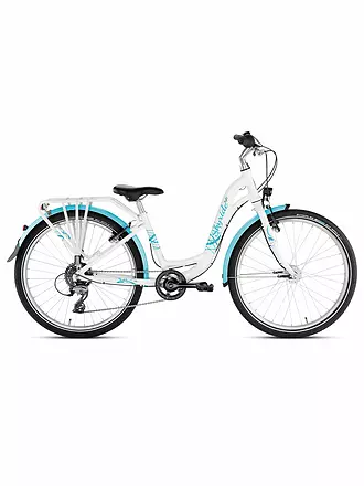 PUKY | Mädchen Fahrrad Skyride 24-8 Alu S-Ride light | weiss