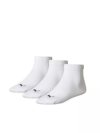 PUMA | 3er Pkg. Socken Quarter | weiss