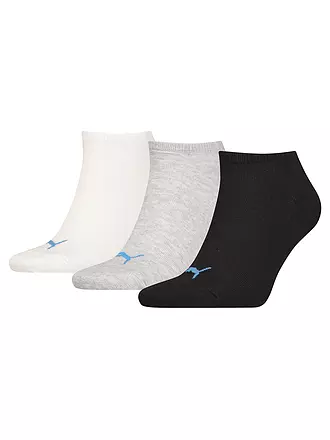 PUMA | Damen 3er Pkg. Sneaker-Socken Invisible | grau