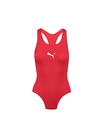 PUMA | Damen Badeanzug Racerback | rot