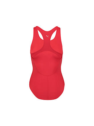PUMA | Damen Badeanzug Racerback | rot