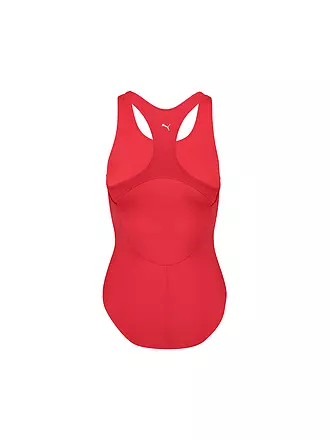 PUMA | Damen Badeanzug Racerback | rot