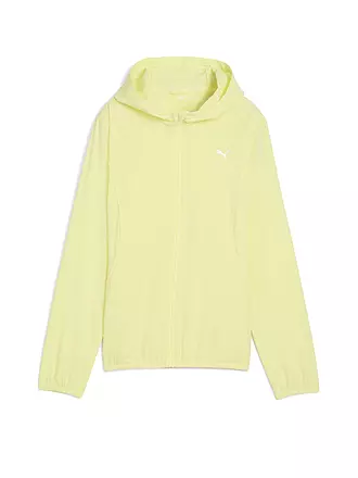 PUMA | Damen Fitnessjacke Run Velocity Woven Hoodie | gelb