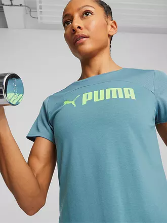 PUMA | Damen Fitnessshirt Fit Logo Ultrabreathe | hellblau