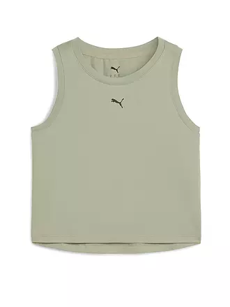 PUMA | Damen Fitnesstank CLOUDSPUN | hellgrün