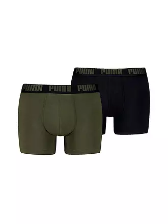 PUMA | Herren Boxershort Everyday Basic 2er Pkg. | olive