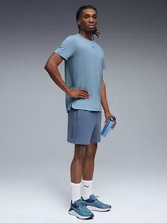 PUMA | Herren Fitnessshirt CLOUDSPUN BRANDED | hellblau