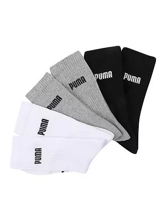 PUMA | Herren Freizeitsocken Crew 6er | grau