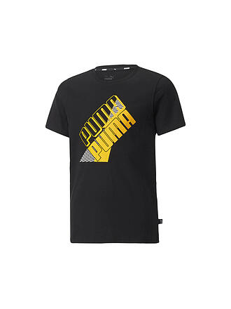 PUMA | Jungen T-Shirt Power Logo | schwarz