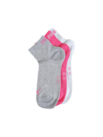 PUMA | Knöchelsocken Quarter 3er | pink