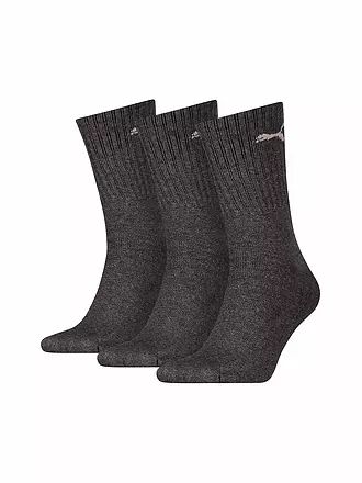 PUMA | Sportsocken Crew 3er | grau