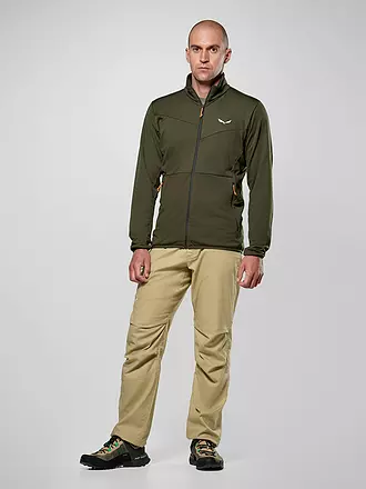 SALEWA | Herren Fleecejacke Puez Cammino Polarlite | olive