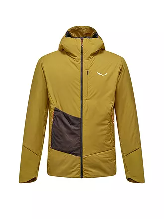 SALEWA | Herren Hybridjacke Pedroc TQ Air Hoodie | gold