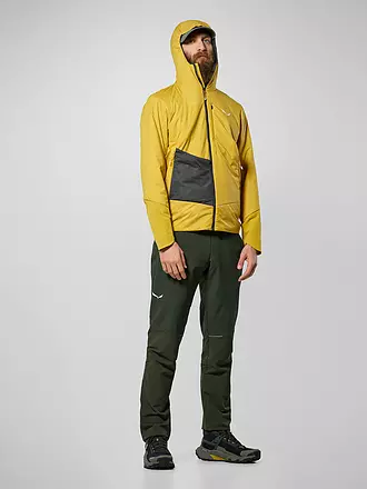 SALEWA | Herren Hybridjacke Pedroc TQ Air Hoodie | gold