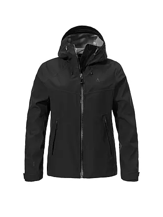 SCHÖFFEL | Damen Wanderjacke Cascata 3L Hoodie | schwarz
