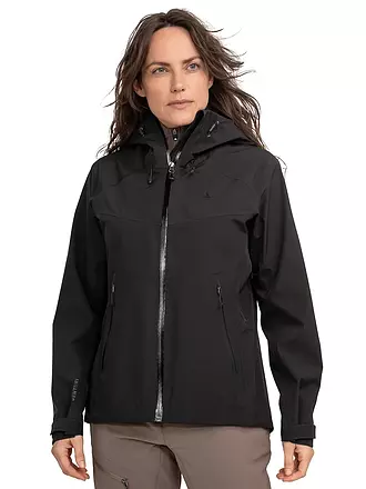 SCHÖFFEL | Damen Wanderjacke Cascata 3L Hoodie | schwarz