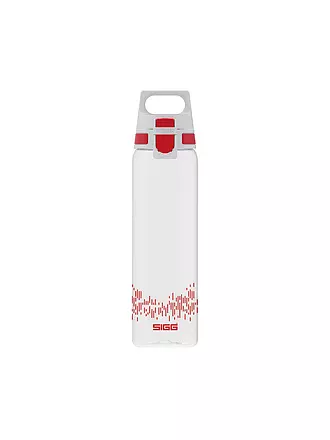 SIGG | Trinkflasche Total Clear ONE MyPlanet Anthracite 750ml | rot