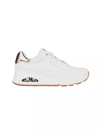 SKECHERS | Damen Sneaker Uno Shimmer Away | schwarz