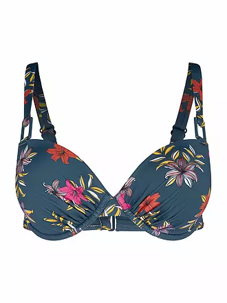 SKINY | Damen Bikinioberteil Bügel-BH Lilies | grau