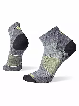 SMARTWOOL | Herren Wandersocken Run Zero Cushion Ankle Socks | grau