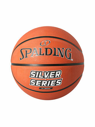 SPALDING | Gummi-Basketball Silver Series SZ7 | braun