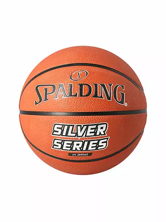 SPALDING | Gummi-Basketball Silver Series SZ7 | braun
