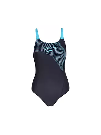 SPEEDO | Damen Badeanzug Medley Logo | dunkelblau