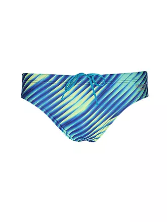 SPEEDO | Herren Badeslip mit digitalem Allover-Print 7cm | blau